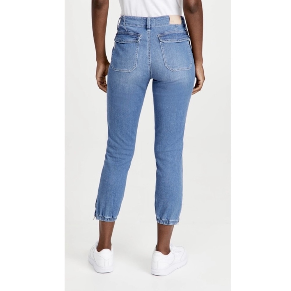 PAIGE Mayslie Cropped Jogger Denim Jeans. Size 27. EUC. Retails $225